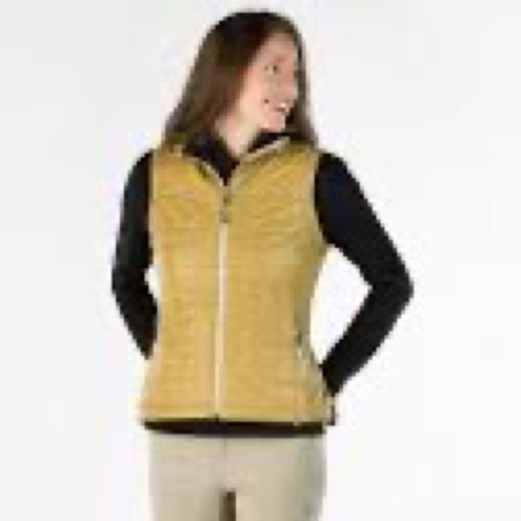 Stio Azura Insulated Mustard Women's Vest - Picture 1 of 8